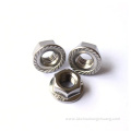 Hexagon Hex Flange Stainless Steel Nuts with Gasket